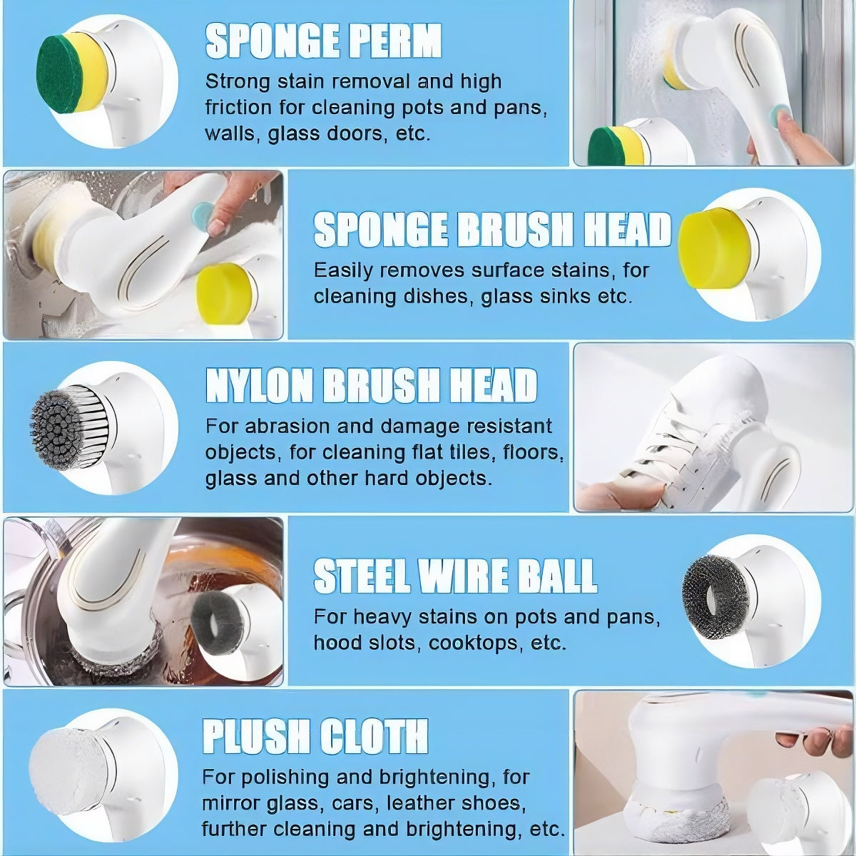 ScrubSmart™ 5-in-1 Power Cleaner